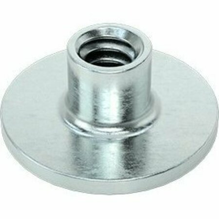 BSC PREFERRED Steel Round-Base Weld Nut Zinc-Plated 4-40 Thread Size, 100PK 90596A111